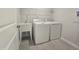 Laundry room featuring new washing and drying machines at 3026 Freewinds Way # 50, Cary, NC 27519