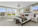 Serene main bedroom with large windows and neutral decor at 40 Honeydew Way, Clayton, NC 27520