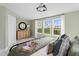 Comfortable main bedroom with abundant natural light and stylish furnishings at 40 Honeydew Way, Clayton, NC 27520