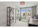 Bright office space with a large window and modern decor at 40 Honeydew Way, Clayton, NC 27520