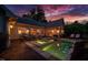 Stunning backyard pool and spa with an outdoor dining area on a spacious wooden deck at 403 Granville Rd, Chapel Hill, NC 27514