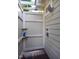 Convenient outdoor shower featuring wood accents and a refreshing showerhead at 403 Granville Rd, Chapel Hill, NC 27514