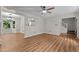 Open floor plan, showing living room and adjacent dining area at 4309 Birmingham Way, Raleigh, NC 27604