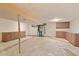 Unfinished basement offers potential for storage and customization at 502 Hiddenbrook Dr, Durham, NC 27703