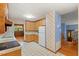 Classic kitchen features wood cabinets and breakfast area at 502 Hiddenbrook Dr, Durham, NC 27703