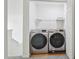 Convenient laundry room with front-load washer and dryer at 510 N Waters Edge Dr, Durham, NC 27703