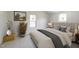 Bedroom with neutral color palette, plant and ample sunlight at 55 Ayden Dr, Clayton, NC 27520