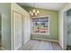 Cozy dining area with natural light and outdoor access to deck at 55 Ayden Dr, Clayton, NC 27520