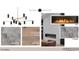 Picture showcasing the Gathering room finish design selections for the home at 7652 Falls Creek Ln, Raleigh, NC 27614