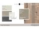 This is a photo of the interior finish selections for the home at 7652 Falls Creek Ln, Raleigh, NC 27614