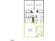 Second floor blueprint showing the layout of three bedrooms, two baths and a laundry room at 808 Hillfarm Dr, Wake Forest, NC 27587