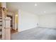 Spacious bedroom with carpet and access to an ensuite bathroom with light colored walls at 860 Parc Townes Dr # 70, Wendell, NC 27591