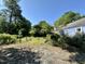 A lush backyard space with mature trees and greenery offers a serene outdoor environment at 1012 Virgie St, Durham, NC 27705