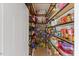 Well-organized pantry with shelving, providing ample storage for food and kitchen essentials at 104 N Green St, Selma, NC 27576