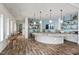 Community room featuring a large island, shelving and entertainment options at 108 Boone St, Chapel Hill, NC 27516