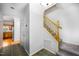 Foyer with staircase and entry to kitchen at 1149 Highway Nc 87, Pittsboro, NC 27312