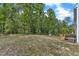 Large backyard with a deck, perfect for outdoor activities and relaxation at 115 Parkers Gate Dr, Youngsville, NC 27596