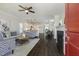 Inviting open-concept living area connects to the kitchen and dining room at 1211 Brown Velvet Ln, Apex, NC 27523
