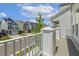 View of a quiet street lined with houses at 1211 Brown Velvet Ln, Apex, NC 27523