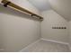 Unfinished storage space with built-in shelving and hooks offering many options at 128 Madison Ct, Siler City, NC 27344