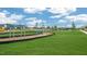Community playground with vibrant green grass and modern play equipment offering a fun and active space at 1304 White Verona Way, Knightdale, NC 27545
