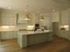 Newly renovated kitchen with custom cabinets, large island, stainless steel appliances, and modern finishes at 1444 Old Apex Rd, Cary, NC 27513