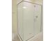Modern glass enclosed shower showcasing white subway tiles and upscale fixtures at 1444 Old Apex Rd, Cary, NC 27513
