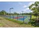 Community tennis courts showcasing vibrant playing surfaces and surrounded by lush greenery for an active outdoor lifestyle at 1613 Waddell Ct, Durham, NC 27703