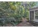 View of backyard showcasing privacy and screened in porch at 1767 Quince Loop, Sanford, NC 27332