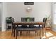 Cozy dining area with marble table and natural light at 1998 Ferbow St, Creedmoor, NC 27522