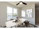 Bright dining room with large window providing great natural light at 2316 Gathering Square Ct, Fuquay Varina, NC 27526