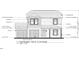 Front elevation of a two-story home with a two-car garage and a combination of vertical siding and shake at 2535 Whitetail Rd, Nashville, NC 27856