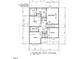 Second floor plan featuring an owner's bedroom, bathroom, laundry, and three additional bedrooms at 2535 Whitetail Rd, Nashville, NC 27856
