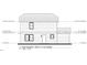 Rear elevation of a two-story home featuring horizontal siding, a door, and window placements at 2535 Whitetail Rd, Nashville, NC 27856