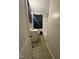 Functional bathroom with a shower-tub, black curtain and essential fixtures at 304 Culvert St, Apex, NC 27502