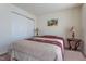 Comfortable bedroom with a large bed, closet, and natural light at 3629 Brittlebank Dr, Raleigh, NC 27610