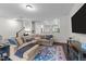 Spacious living room with stylish decor and comfortable seating at 433 Triumph Ln, Wake Forest, NC 27587