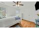 Inviting bedroom with hardwood floors, ample closet space, and a serene atmosphere at 480 Whitt Ave, Burlington, NC 27215