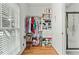 Walk-in closet with custom shelving, drawers, and ample storage space at 480 Whitt Ave, Burlington, NC 27215