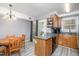 Cozy kitchen with stainless appliances, granite counters and eating nook at 4822 Blue Bird Ct # B, Raleigh, NC 27606