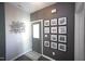 Inviting entryway with neutral walls, stylish decor, and a decorative rug that creates a warm, welcoming ambiance at 49 Pumpkin Hill Rdg, Clayton, NC 27520