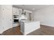 Contemporary kitchen featuring stainless appliances and a center island at 552 Lemon Daisy Ln, Knightdale, NC 27545