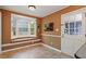Cozy breakfast nook with a bay window and tile flooring at 5713 Old Forge Cir, Raleigh, NC 27609
