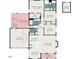 Detailed floor plan showing the home's layout, including bedrooms, bathrooms, and living spaces at 71 Potted Plant Ct, Clayton, NC 27520
