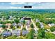 Aerial view showcasing the home's proximity to Clayton at 1009 Sarazen Dr, Clayton, NC 27527
