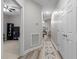 Hallway with wood floors leading to rooms at 105 Oak Ridge Rd, Franklinton, NC 27525