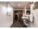 Bright bathroom featuring tiled shower, modern fixtures, and white vanity at 117 Hillcrest Rd, Raleigh, NC 27605