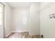 Laundry room offers vinyl wood flooring and a separate laundry closet at 1201 Red Sunset Pl, Siler City, NC 27344