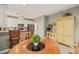 View of the Kitchen, breakfast nook, and bar seating at 1408 Fairmont St, Durham, NC 27713