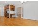 Modern kitchen with stainless steel appliances and open access to living areas at 1428 Gray Bluff Trl, Chapel Hill, NC 27517